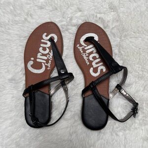 Circus Sam Edelman Cayden Black Sandals Size 8